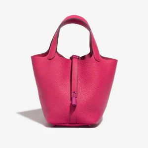Mirror Quality Hermès Picotin 18 SO Clemence Rose Pink HW | DLF