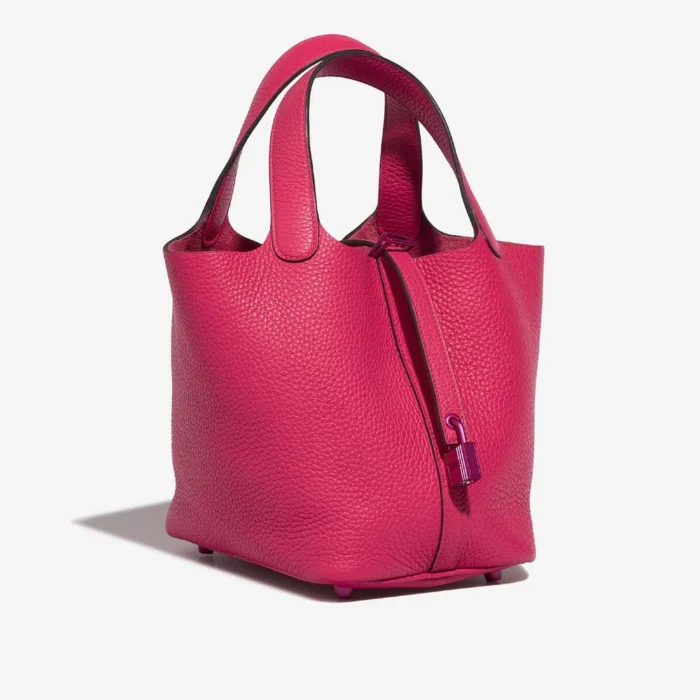 Mirror Quality Hermès Replicas Picotin 18 SO Pink Taurillon Clemence Rose Mexico Pink HW - DLF - Image 5