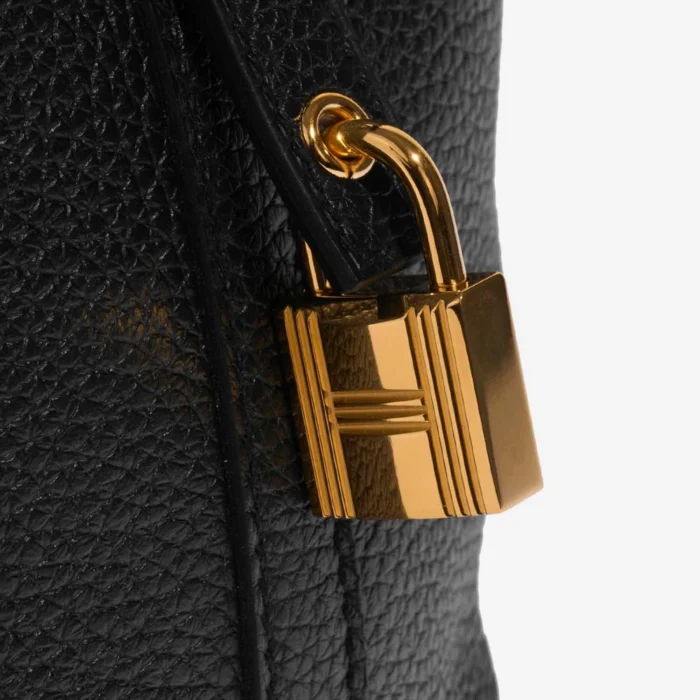 Mirror Quality Hermès Replicas Picotin 18 Taurillon Clemence Black GHW - DLF - Image 7