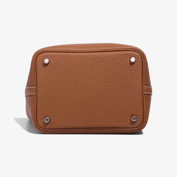 Mirror Quality Hermès Replicas Picotin 18 Taurillon Clemence Gold PHW - DLF - Image 4