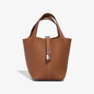 Mirror Quality Hermès Replicas Picotin 18 Taurillon Clemence Gold PHW - DLF