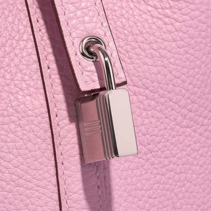 Mirror Quality Hermès Replicas Picotin 18 Taurillon Clemence Mauve Sylvestre PHW - DLF - Image 6
