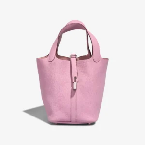 Mirror Quality Hermès Replicas Picotin 18 Clemence Mauve Sylvestre
