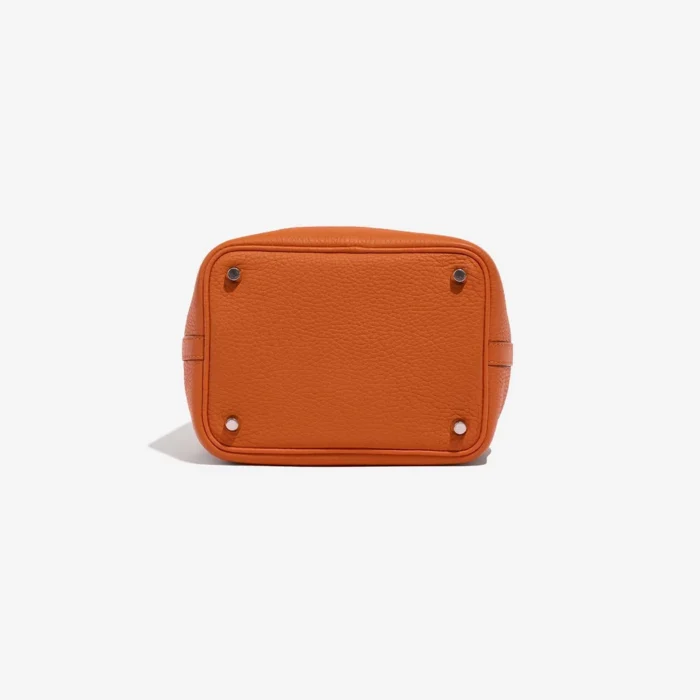 Mirror Quality Hermès Replicas Picotin 18 Taurillon Clemence Orange PHW - DLF - Image 4
