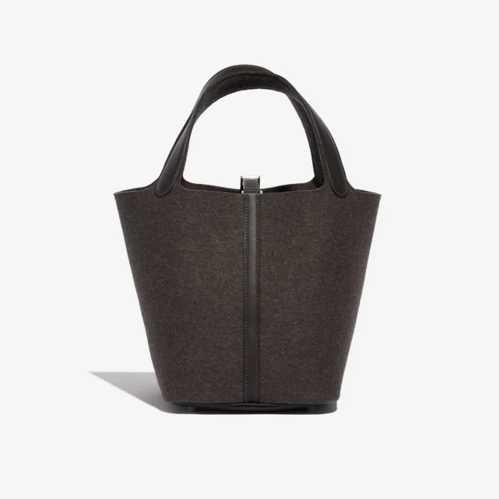 Mirror Quality Hermès Replicas Picotin 22 Swift/Felt Ebene PHW - DLF - Image 2