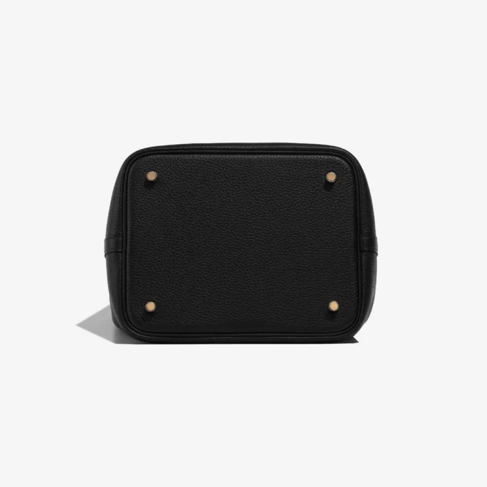 Mirror Quality Hermès Replicas Picotin 22 Taurillon Clemence Black GHW - DLF - Image 4
