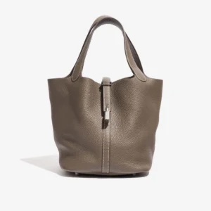 Mirror Quality Hermès Picotin 22 Etoupe PHW Replica - DLF