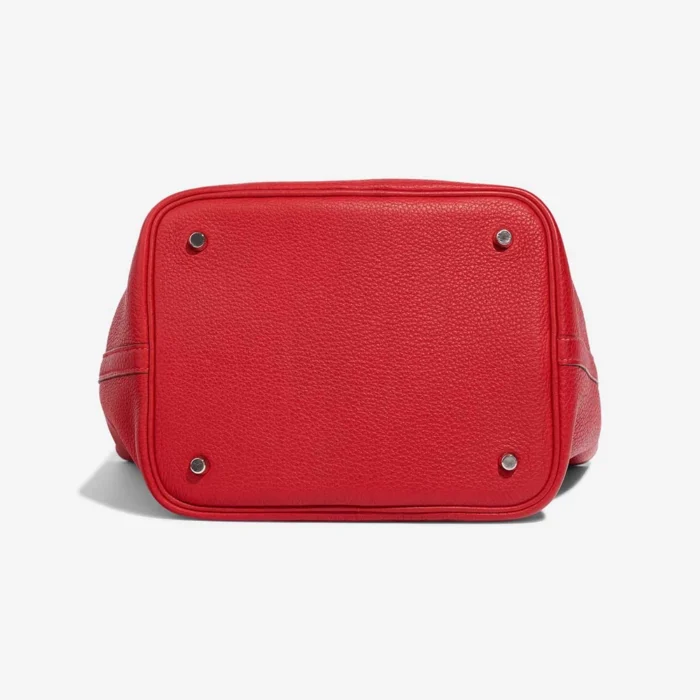 Mirror Quality Hermès Replicas Picotin 22 Taurillon Clemence Rouge Vif PHW - DLF - Image 4