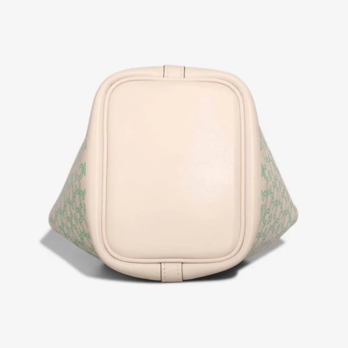 Mirror Quality Hermès Replicas Picotin Micro Lucky Daisy Swift Nata/Vert/White PHW - DLF - Image 4
