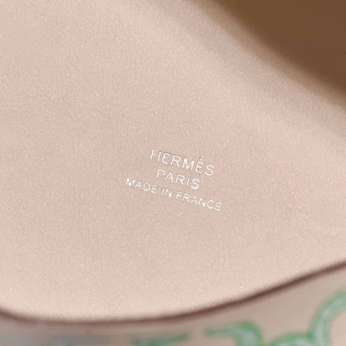 Mirror Quality Hermès Replicas Picotin Micro Lucky Daisy Swift Nata/Vert/White PHW - DLF - Image 2