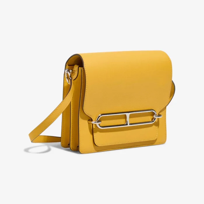 Mirror Quality Hermès Replicas Roulis 18 Swift Jaune Ambre PHW - DLF - Image 5