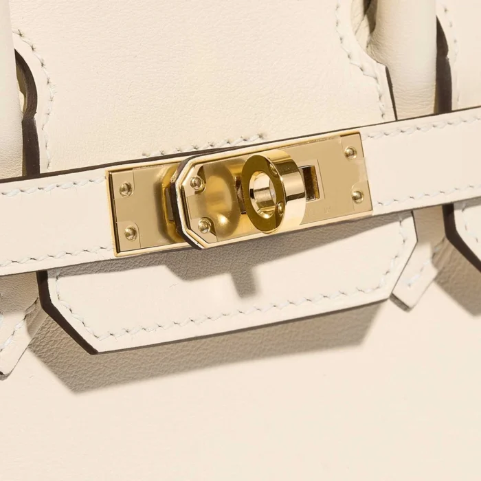 Premium Hermès Replica Birkin 25 Swift Nata GHW - Direct Luxury Fashion - Image 7
