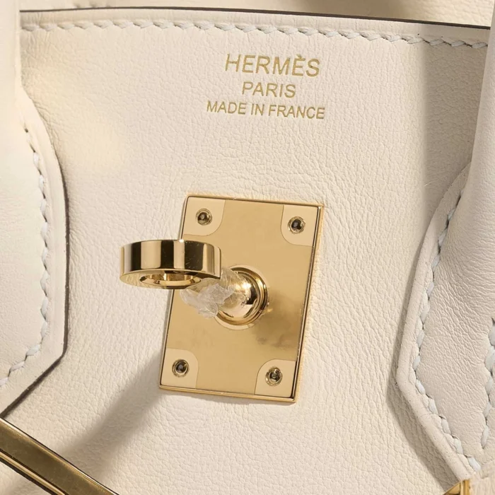 Premium Hermès Replica Birkin 25 Swift Nata GHW - Direct Luxury Fashion - Image 6