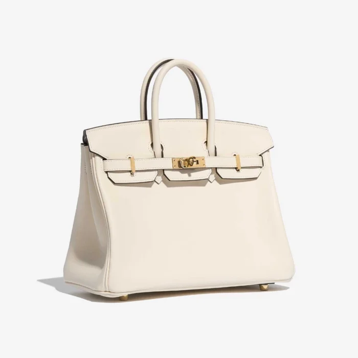 Premium Hermès Replica Birkin 25 Swift Nata GHW - Direct Luxury Fashion - Image 4