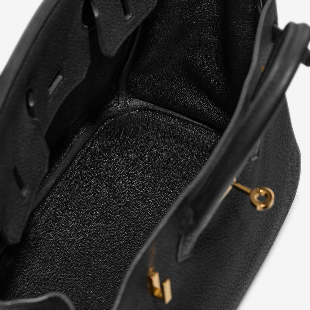 Premium Hermès Replica Birkin 25 Togo Black GHW - Direct Luxury Fashion - Image 5