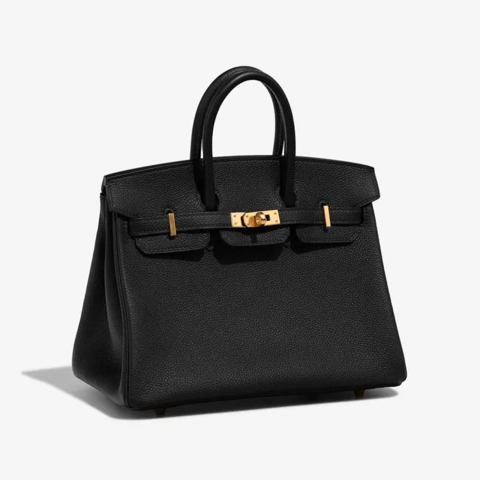 Premium Hermès Replica Birkin 25 Togo Black GHW - Direct Luxury Fashion - Image 4