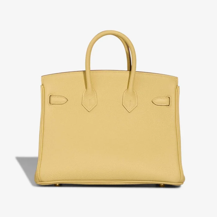 Premium Hermès Replica Birkin 25 Togo Jaune Poussin GHW - Direct Luxury Fashion - Image 2