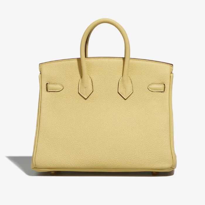 Premium Hermès Replica Birkin 25 Togo Jaune Poussin GHW - Direct Luxury Fashion - Image 2