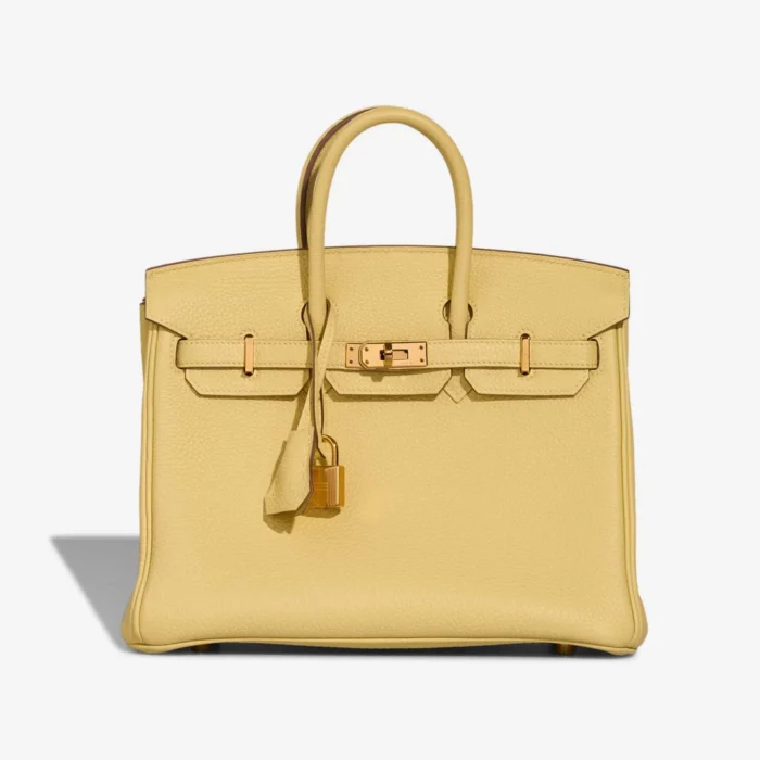 Premium Hermès Replica Birkin 25 Togo Jaune Poussin GHW - Direct Luxury Fashion