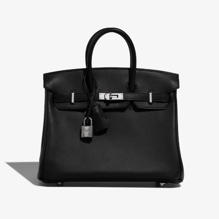 Premium Hermès Replica Birkin 25 Veau Jonathan Black PHW