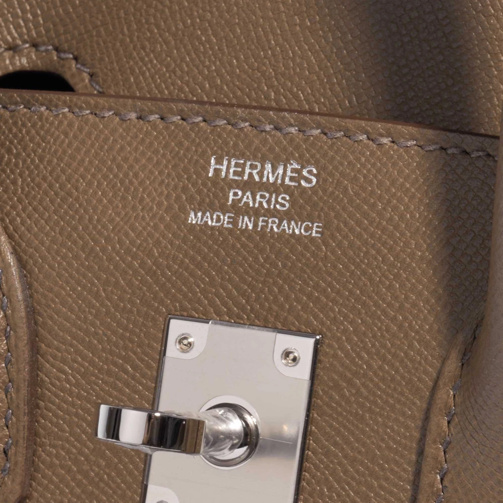 Premium Hermès Replica Birkin 25 Veau Madame Toundra PHW - Direct Luxury Fashion - Image 6