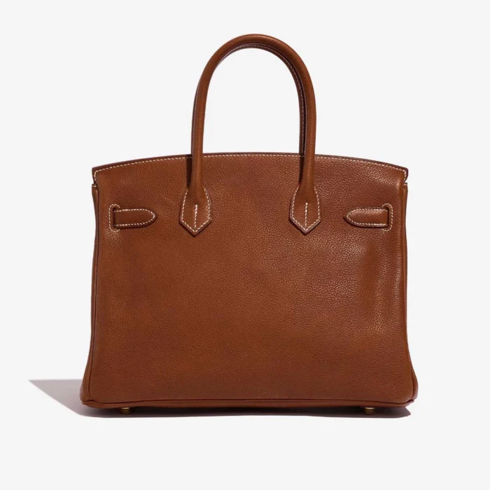 Premium Hermès Replica Birkin 30 Barenia Faubourg Fauve GHW - Direct Luxury Fashion - Image 2