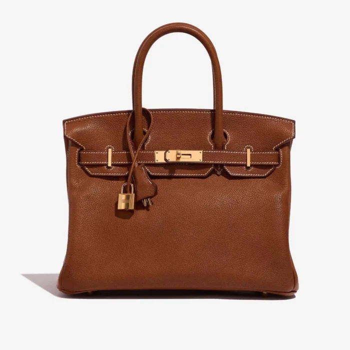 Premium Hermès Replica Birkin 30 Barenia Fauve GHW | Direct Luxury