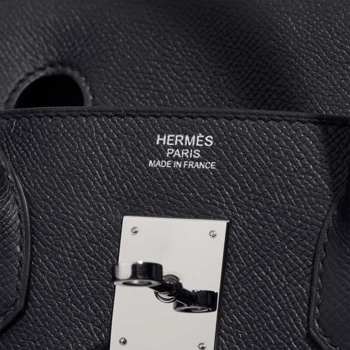 Premium Hermès Replica Birkin 30 Epsom Bleu Indigo PHW - Direct Luxury Fashion - Image 6