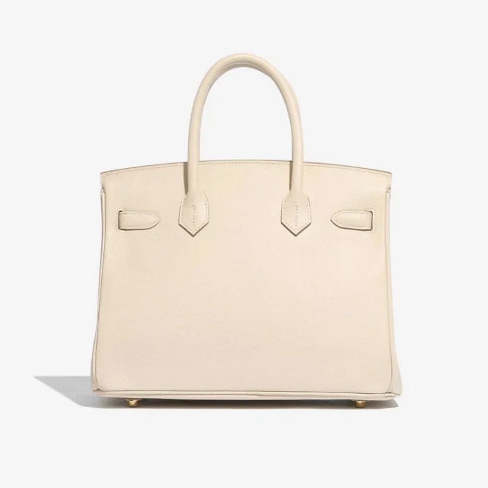 Premium Hermès Replica Birkin 30 Epsom Craie GHW - Direct Luxury Fashion - Image 2