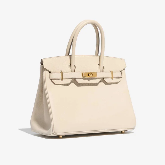 Premium Hermès Replica Birkin 30 Epsom Craie GHW - Direct Luxury Fashion - Image 4