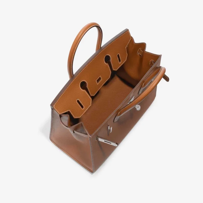Premium Hermès Replica Birkin 30 Epsom Gold PHW - Direct Luxury Fashion - Image 5