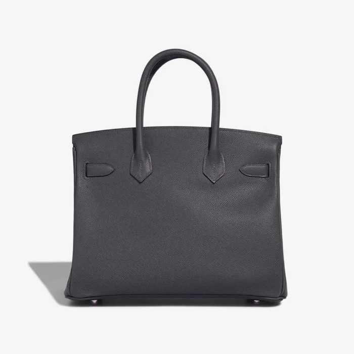Premium Hermès Replica Birkin 30 Epsom Gris Misty PHW - Direct Luxury Fashion - Image 2