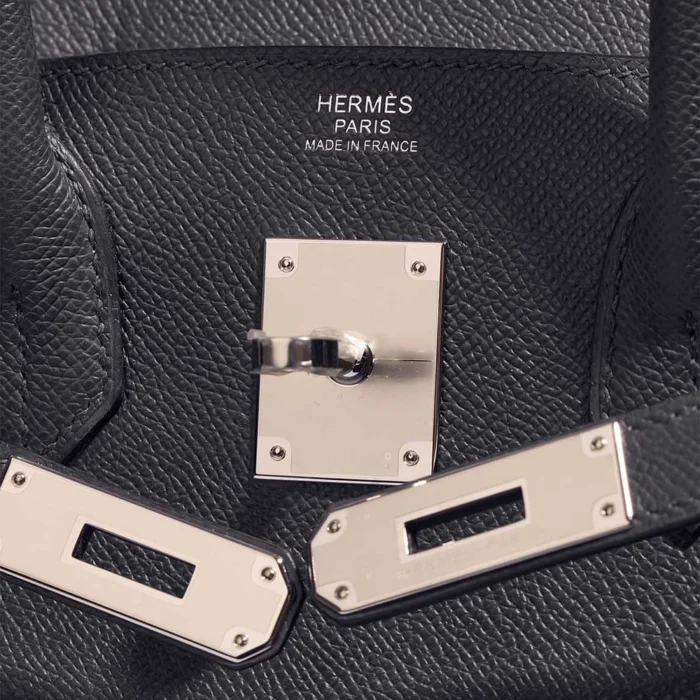 Premium Hermès Replica Birkin 30 Epsom Gris Misty PHW - Direct Luxury Fashion - Image 6