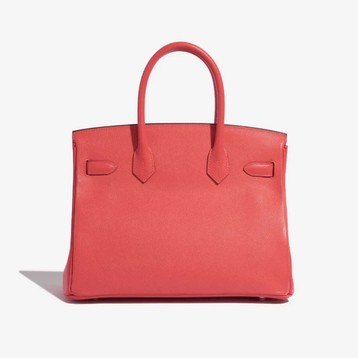 Premium Hermès Replica Birkin 30 Epsom Rouge Pivoine PHW - Direct Luxury Fashion - Image 2