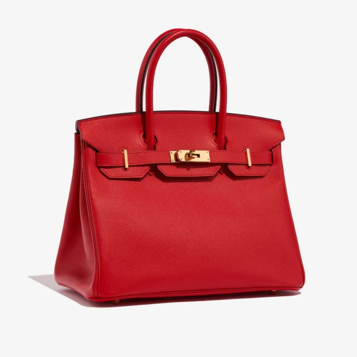 Premium Hermès Replica Birkin 30 Epsom Rouge de Cœur GHW - Direct Luxury Fashion - Image 4