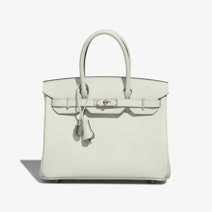Premium Hermès Replica Birkin 30 Epsom Vert Fizz PHW - Direct Luxury Fashion
