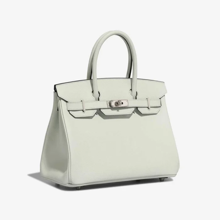 Premium Hermès Replica Birkin 30 Epsom Vert Fizz PHW - Direct Luxury Fashion - Image 4