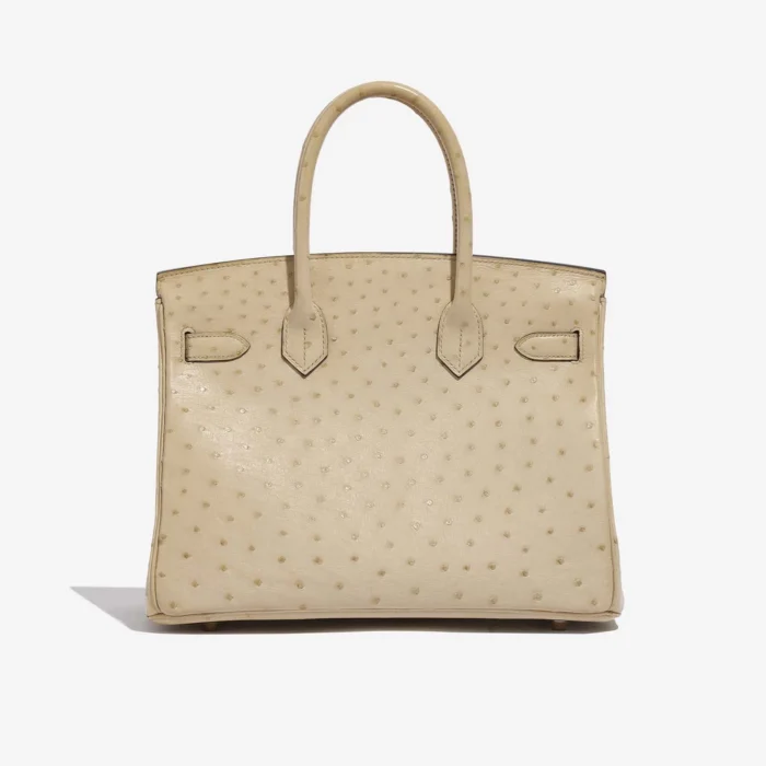 Premium Hermès Replica Birkin 30 Ostrich Parchemin GHW - Direct Luxury Fashion - Image 2