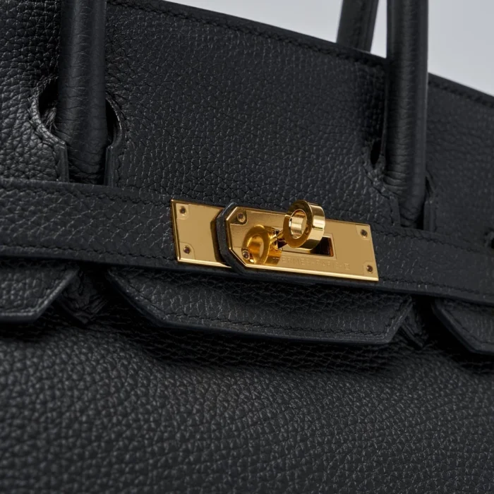 Premium Hermès Replica Birkin 30 Togo Black GHW - Direct Luxury Fashion - Image 7
