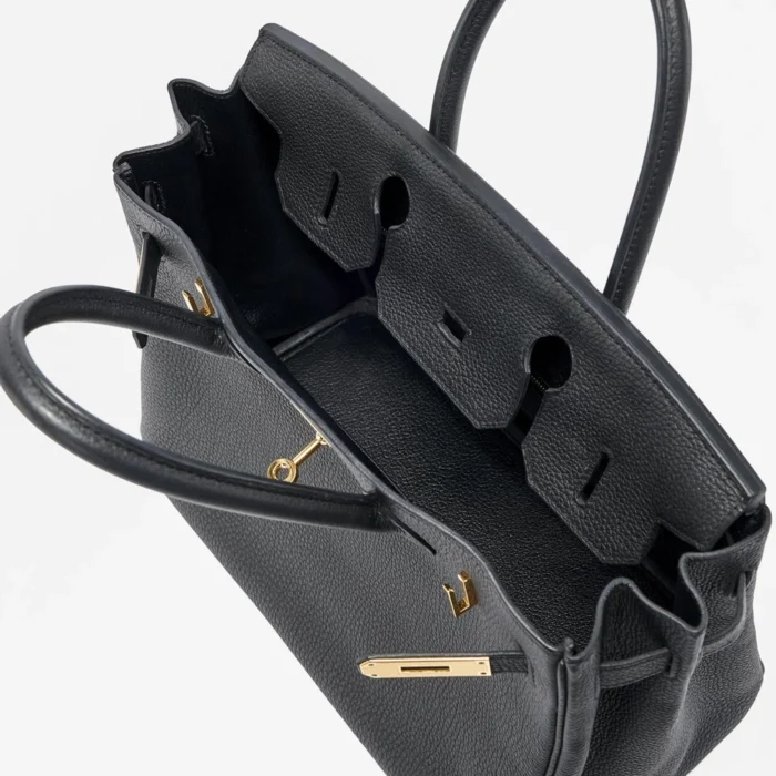 Premium Hermès Replica Birkin 30 Togo Black GHW - Direct Luxury Fashion - Image 5