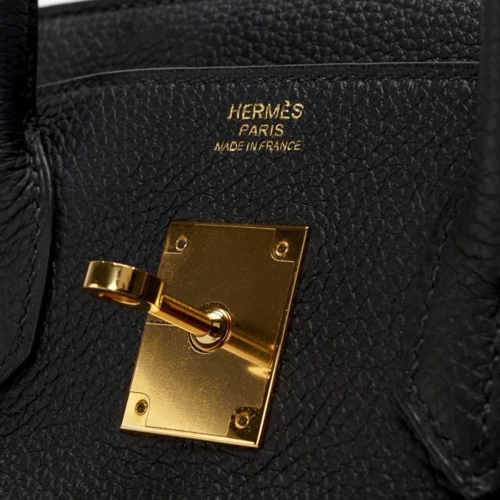 Premium Hermès Replica Birkin 30 Togo Black GHW - Direct Luxury Fashion - Image 6