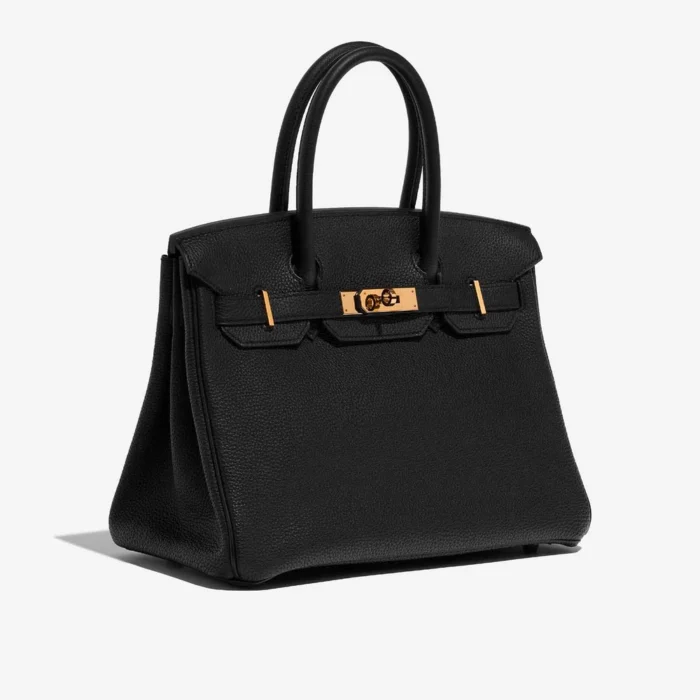 Premium Hermès Replica Birkin 30 Togo Black GHW - Direct Luxury Fashion - Image 4