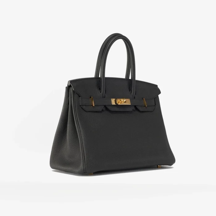 Premium Hermès Replica Birkin 30 Togo Black GHW - Direct Luxury Fashion - Image 4