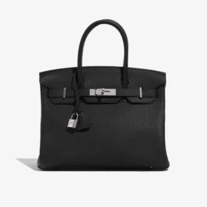 Premium Hermès Replica Birkin 30 Togo Black PHW | DLF