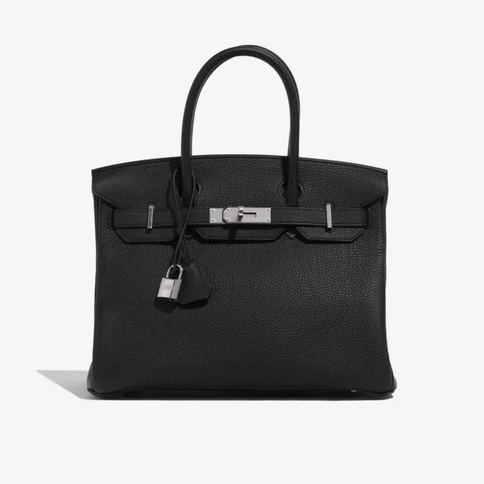 Premium Hermès Replica Birkin 30 Togo Black PHW | DLF