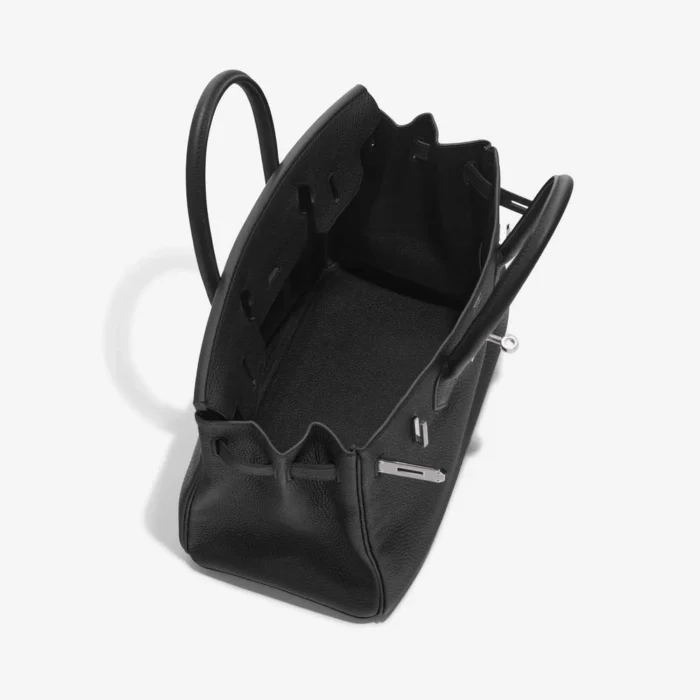 Premium Hermès Replica Birkin 30 Togo Black PHW - Direct Luxury Fashion - Image 5