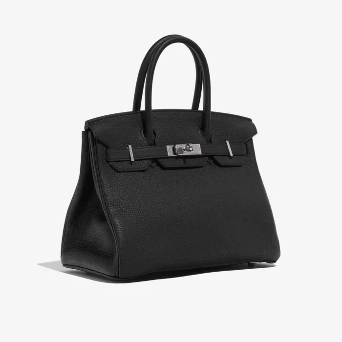 Premium Hermès Replica Birkin 30 Togo Black PHW - Direct Luxury Fashion - Image 4