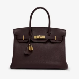 Premium Hermès Replica Birkin 30 Togo Bordeaux GHW | DLF