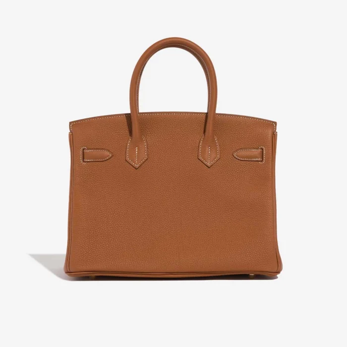 Premium Hermès Replica Birkin 30 Togo Gold GHW - Direct Luxury Fashion - Image 2