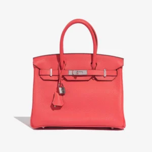 Premium Hermès Replica Birkin 30 Rose Jaipur PHW | DLF